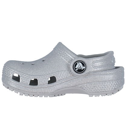 Crocs Sandals - Classic Glitter Clog T - Silver Glitter