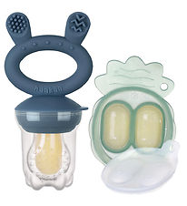 Haakaa Food Feeder m. Frysebakke - Steel Blue Haakaa Food Feeder m. Frysebakke - Steel Blue
