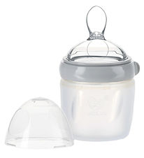Haakaa Sutteflaske m. Ske - 160 ml - Grå Haakaa Sutteflaske m. Ske - 160 ml - Grå