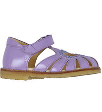 Angulus Sandaler - Hjertesandal - Lilac/Confetti Glitter Angulus Sandaler - Hjertesandal - Lilac/Confetti Glitter