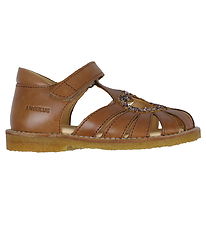 Angulus Sandaler - Hjertesandal - Tan/Multi Glitter Angulus Sandaler - Hjertesandal - Tan/Multi Glitter