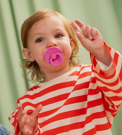 BIBS Colour Sutter - 2-pak - Str. 1 - Rund - Bubblegum/Peri BIBS Colour Sutter - 2-pak - Str. 1 - Rund - Bubblegum/Peri
