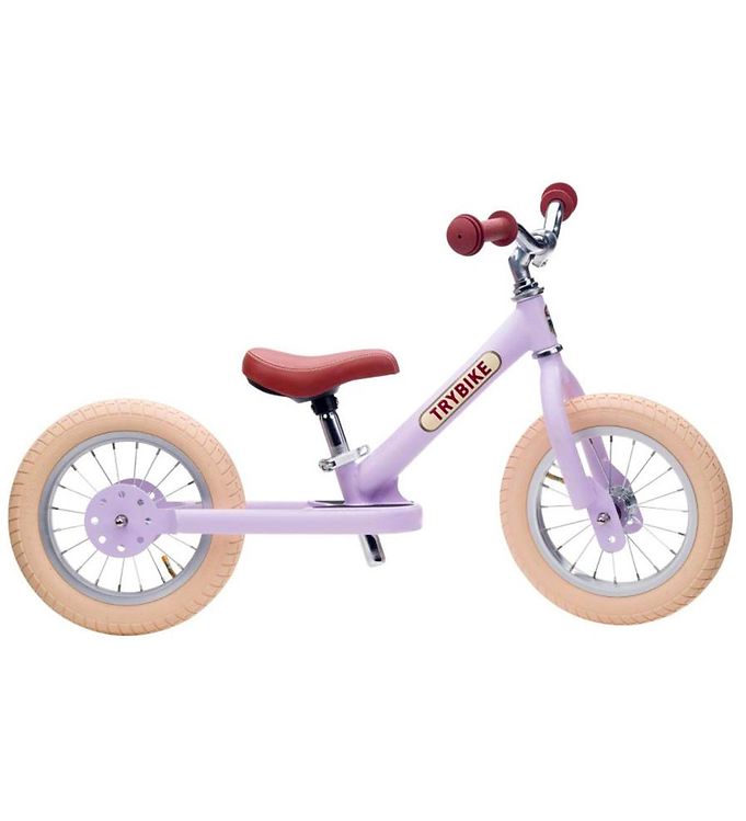 Tribike Løbecykel, 2 Hjulet - Vintage Lilla