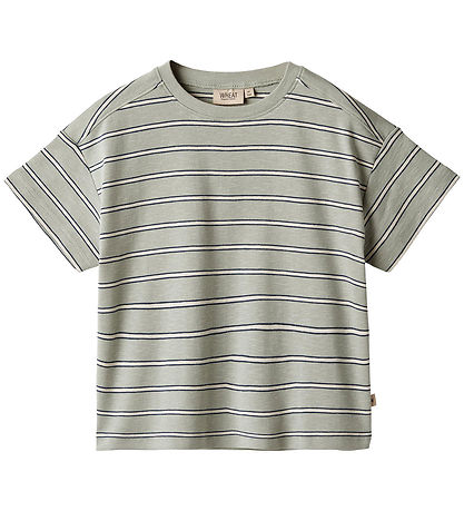 Wheat T-shirt - Tommy - Sea Mist Stripe Wheat T-shirt - Tommy - Sea Mist Stripe
