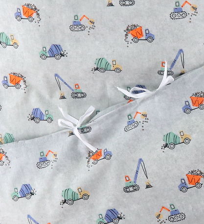 Nørgaard Madsens Sengetøj - Voksen - Grå m. Maskiner Nørgaard Madsens Sengetøj - Voksen - Grå m. Maskiner