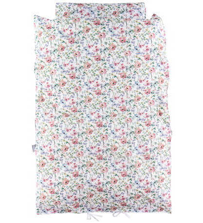 Nørgaard Madsens Sengetøj - Junior - Hvid m. Blomster