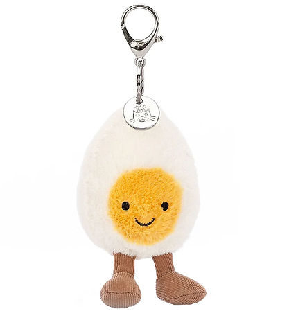 Jellycat Nøglering - 18x7 cm - Amuseable Happy Boiled Egg Jellycat Nøglering - 18x7 cm - Amuseable Happy Boiled Egg
