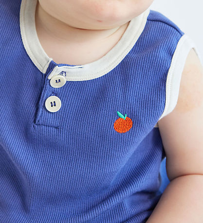 Bobo Choses Sommerdragt - Baby Tomato - Navy Blue Bobo Choses Sommerdragt - Baby Tomato - Navy Blue