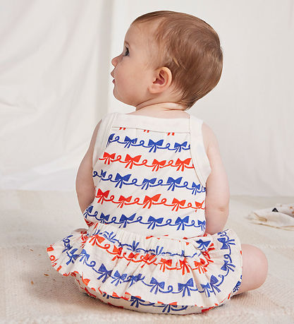 Bobo Choses Body u/æ - Baby Ribbon Bow All Over - Offwhite Bobo Choses Body u/æ - Baby Ribbon Bow All Over - Offwhite