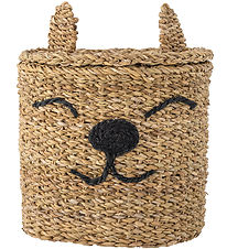 Bloomingville Kurv m. Låg - 26x30 cm - Mikki - Søgræs - Natur Bloomingville Kurv m. Låg - 26x30 cm - Mikki - Søgræs - Natur