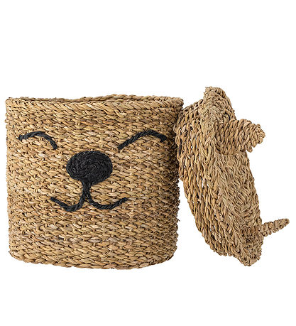 Bloomingville Kurv m. Låg - 26x30 cm - Mikki - Søgræs - Natur