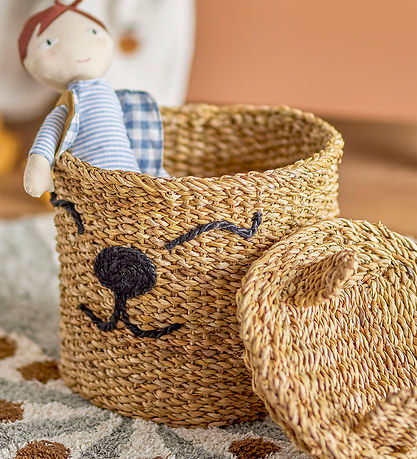 Bloomingville Kurv m. Låg - 26x30 cm - Mikki - Søgræs - Natur