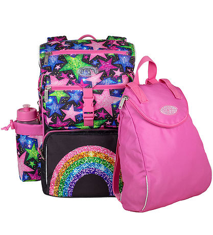 Jeva Skoletaske - Beginners - Shimmer Rainbow Jeva Skoletaske - Beginners - Shimmer Rainbow