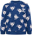 Hummel Sweatshirt - HmlBloom - Dark Denim Hummel Sweatshirt - HmlBloom - Dark Denim