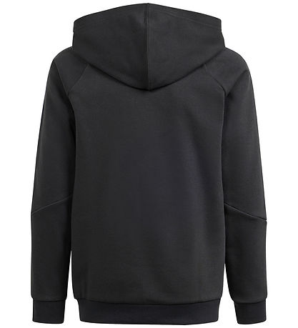 adidas Performance Hættetrøje - Tiro24 SWHOODY - Sort/Hvid