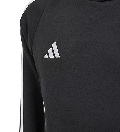 adidas Performance Hættetrøje - Tiro24 SWHOODY - Sort/Hvid