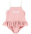 Moncler Badedragt - Rosa m. Hvid