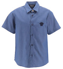 Versace Skjorte - Blå m. Navy Versace Skjorte - Blå m. Navy