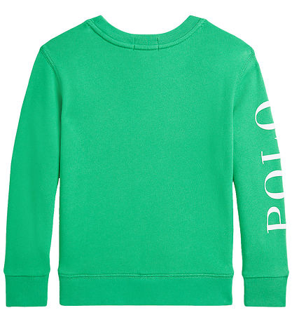 Polo Ralph Lauren Sweatshirt - Tiller Green m. Hvid Polo Ralph Lauren Sweatshirt - Tiller Green m. Hvid