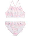 Polo Ralph Lauren Bikini - Pink/Hvidternet m. Logoer Polo Ralph Lauren Bikini - Pink/Hvidternet m. Logoer