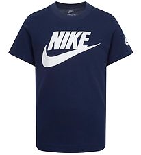 Nike T-shirt - Mørkeblå/Hvid  Nike T-shirt - Mørkeblå/Hvid