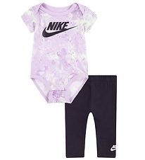 Nike Sæt - Leggings/Body k/æ - Midnight Navy Nike Sæt - Leggings/Body k/æ - Midnight Navy