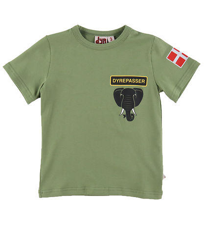 DYR-Cph T-Shirt - Dyrepasser - Sage Elefant DYR-Cph T-Shirt - Dyrepasser - Sage Elefant