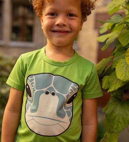 DYR-Cph T-shirt - Dyrcrowl - Olive Skildpadde