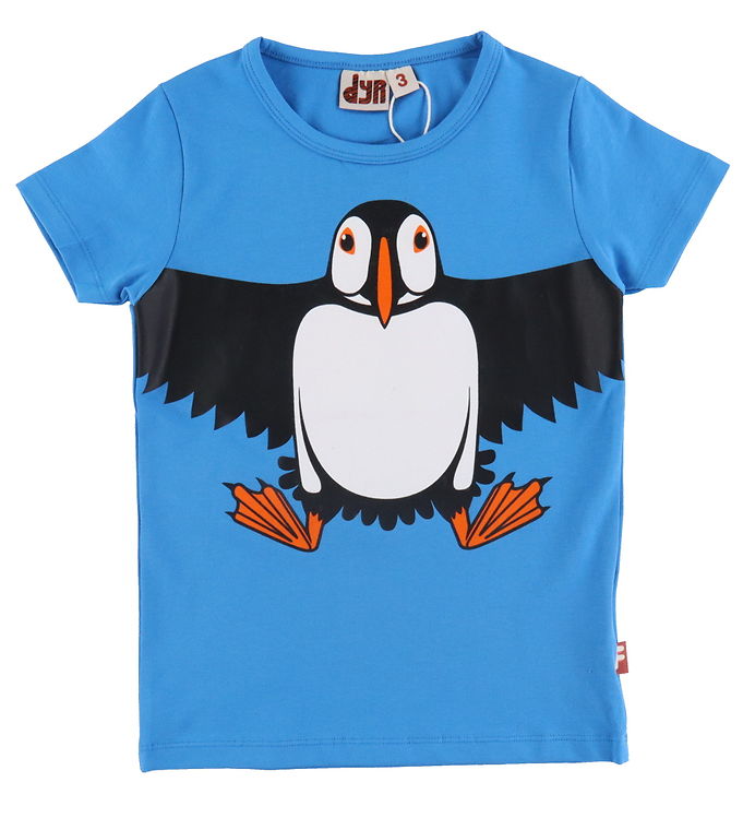 DYR-Cph T-Shirt - Dyrgrowl - Clear Blue Fly Papegøje