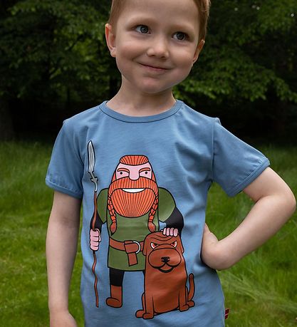 Danefæ T-Shirt - Danebasic - Porcelaine Ulf Danefæ T-Shirt - Danebasic - Porcelaine Ulf