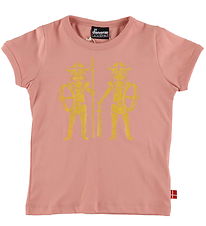Danefæ T-Shirt - Danebasic - Soft Rose Double Trouble Danefæ T-Shirt - Danebasic - Soft Rose Double Trouble