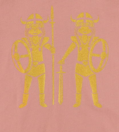 Danefæ T-Shirt - Danebasic - Soft Rose Double Trouble
