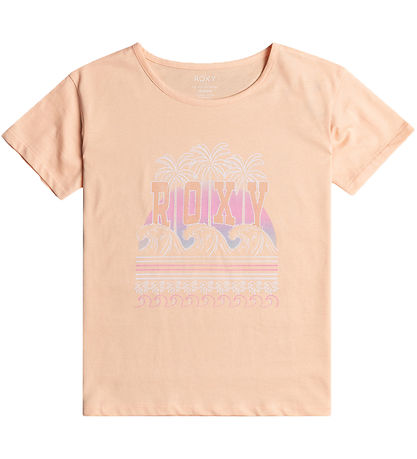 Roxy T-shirt - Purple Hearts B - Peach Parfait Roxy T-shirt - Purple Hearts B - Peach Parfait