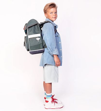 Jeune Premier Skoletaske - Ergomaxx - Big Five Khaki Jeune Premier Skoletaske - Ergomaxx - Big Five Khaki