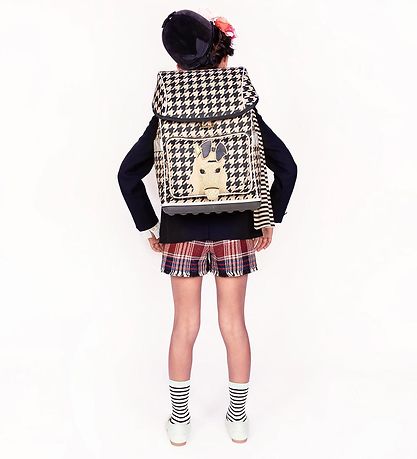 Jeune Premier Skoletaske - Ergomaxx - Houdstooth Horse Jeune Premier Skoletaske - Ergomaxx - Houdstooth Horse