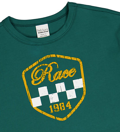 Freds World T-shirt - Racing - Cucumber Freds World T-shirt - Racing - Cucumber