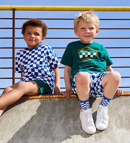 Freds World Sweatshorts - Racing - White/Surf Freds World Sweatshorts - Racing - White/Surf