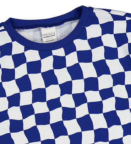 Freds World T-shirt - Sweat - Racing - White/Surf Freds World T-shirt - Sweat - Racing - White/Surf