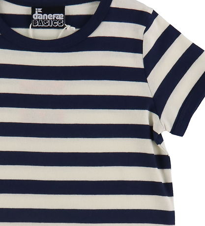 Danefæ T-Shirt - Danebasic - Dk Navy/Chalk Danefæ T-Shirt - Danebasic - Dk Navy/Chalk