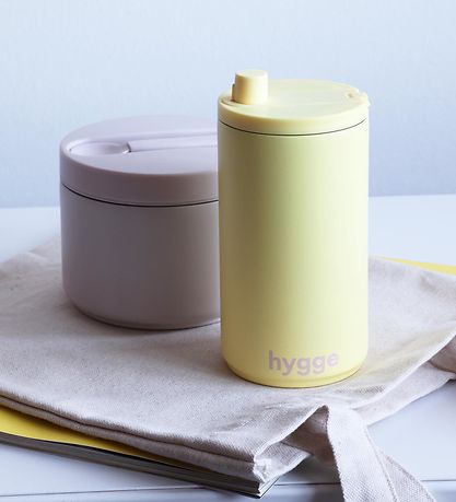 Design Letters Termokrus - Travel - Hygge - 350ml - Gul Design Letters Termokrus - Travel - Hygge - 350ml - Gul