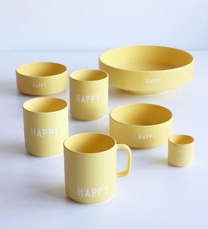Design Letters Krus - Favourite - Happy - Gul