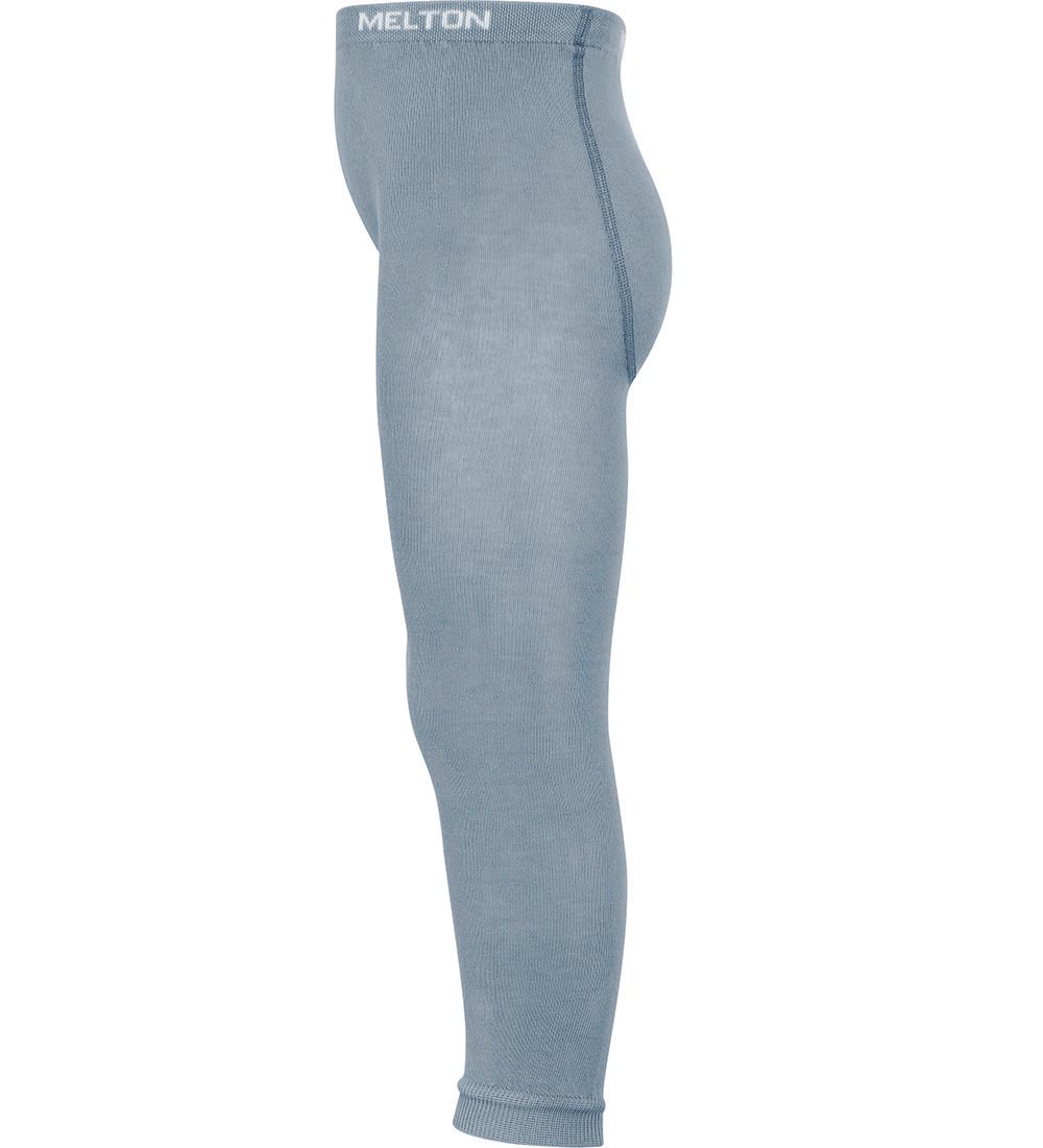 Melton Leggings - Ausgeblichener Denim - Melton - 140 - Leggings