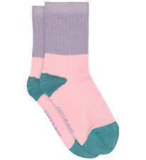 Melton Socks - Block Colour - Pink Nectar
