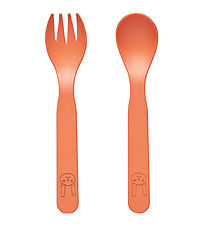 OYOY Børnebestik - 2 Dele - Pullo - Apricot OYOY Børnebestik - 2 Dele - Pullo - Apricot