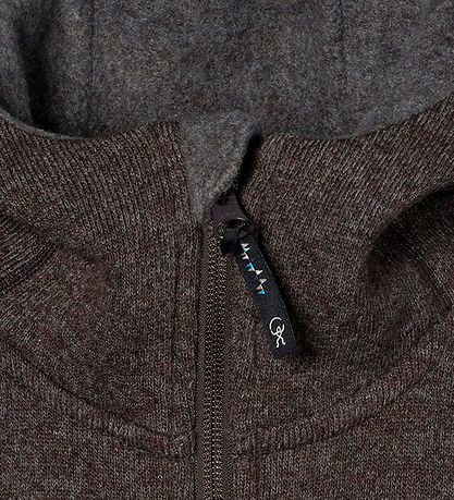 Isbjörn Of Sweden Fleecejakke - Uld/Polyester - Shaun - Espresso Isbjörn Of Sweden Fleecejakke - Uld/Polyester - Shaun - Espresso