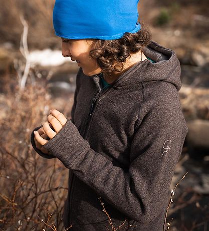 Isbjörn Of Sweden Fleecejakke - Uld/Polyester - Shaun - Espresso Isbjörn Of Sweden Fleecejakke - Uld/Polyester - Shaun - Espresso