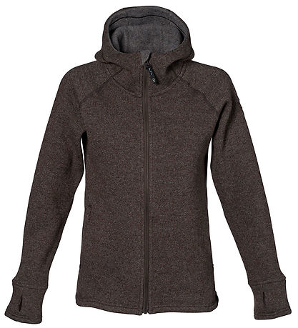 Isbjörn Of Sweden Fleecejakke - Uld/Polyester - Shaun - Espresso Isbjörn Of Sweden Fleecejakke - Uld/Polyester - Shaun - Espresso