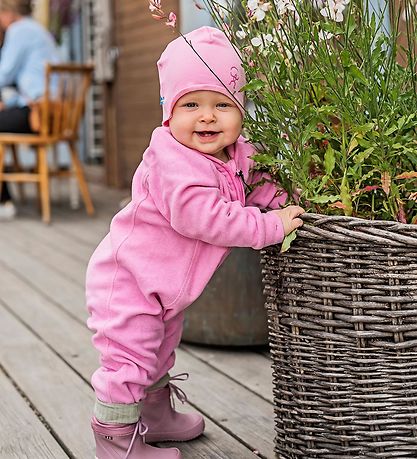 Isbjörn Of Sweden Fleecedragt - Lynx - Bubblegum
