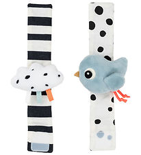 Done By Deer Håndledsranglesæt - 2-pak - Happy Clouds - Blå Done By Deer Håndledsranglesæt - 2-pak - Happy Clouds - Blå