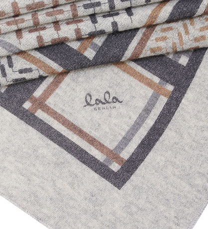 Lala Berlin Tørklæde - 162x85 - Triangle Puzzle - Flanella Sage Lala Berlin Tørklæde - 162x85 - Triangle Puzzle - Flanella Sage